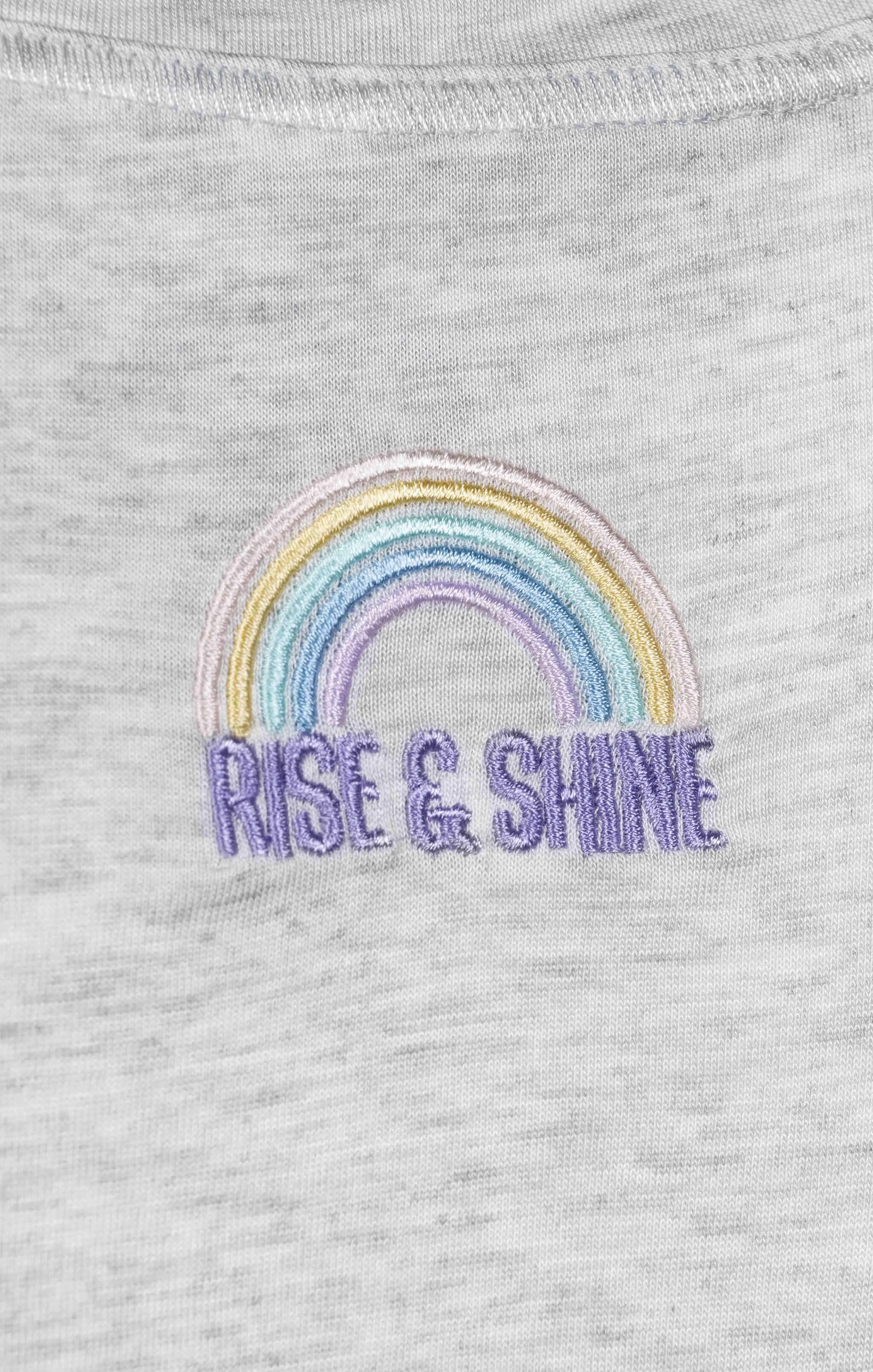 Basic Athletic Tank Rainbow Tencel - hellgrau melange