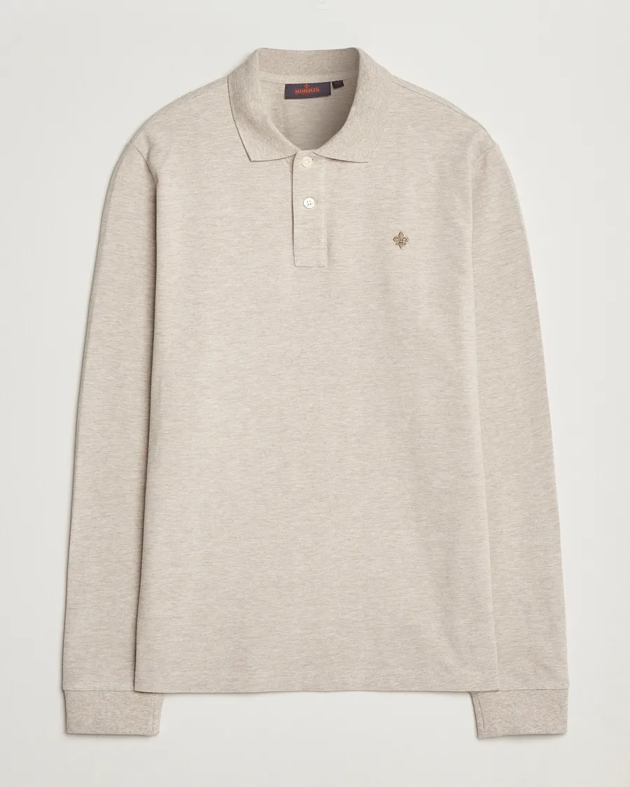 Camden Long Sleeve Polo Khaki