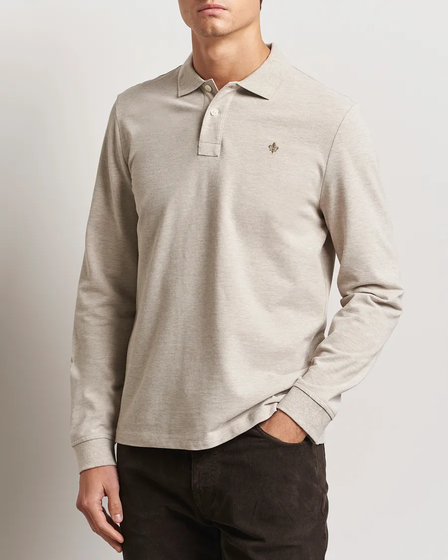 Camden Long Sleeve Polo Khaki