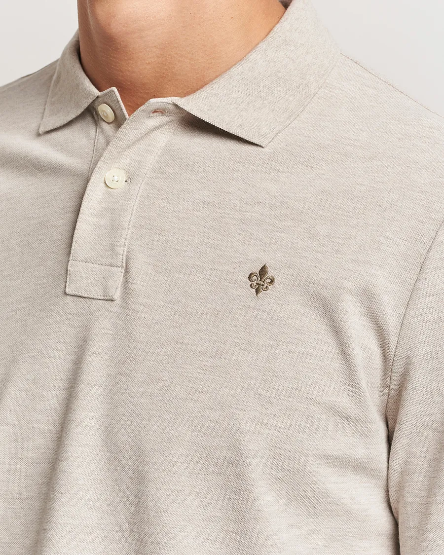 Camden Long Sleeve Polo Khaki