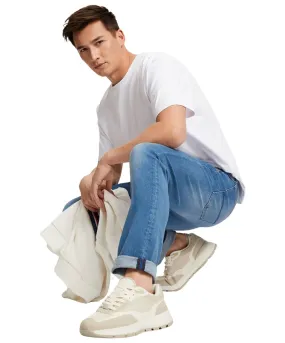 Cross Jeans Damien mit Slim Fit in Stahlblau-Waschung