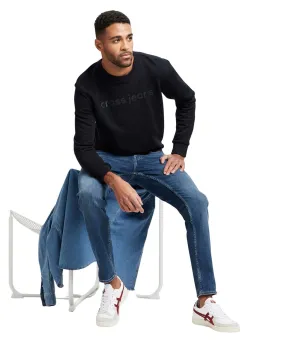 Cross Jeans Jimi mit Tapered Leg in Mittelblau