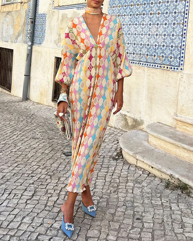 Elegantes Kleid mit Laternenärmeln