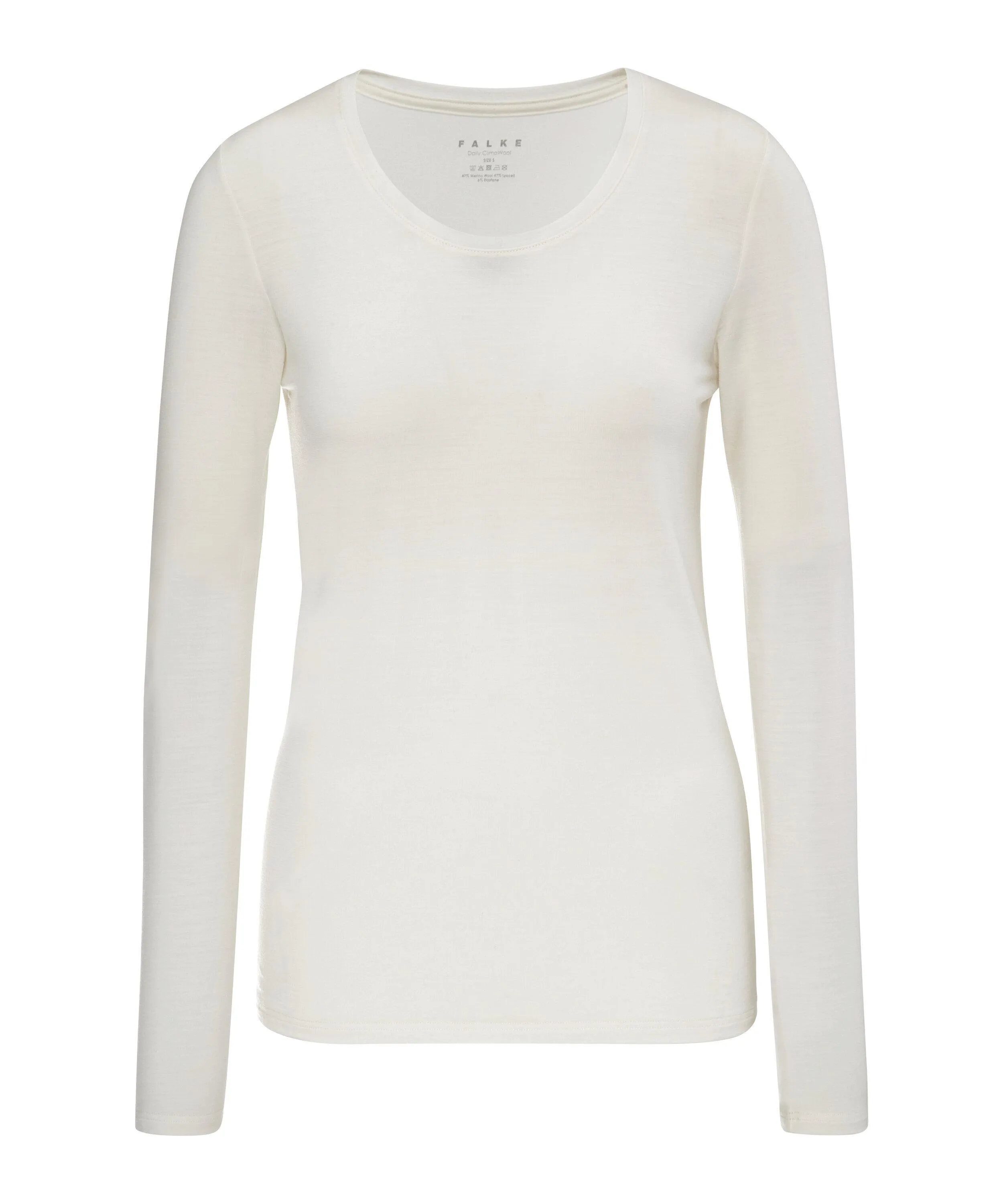 Falke Langarmshirt Unterhemd Damen off-white (2040) im Online Shop von kaufen