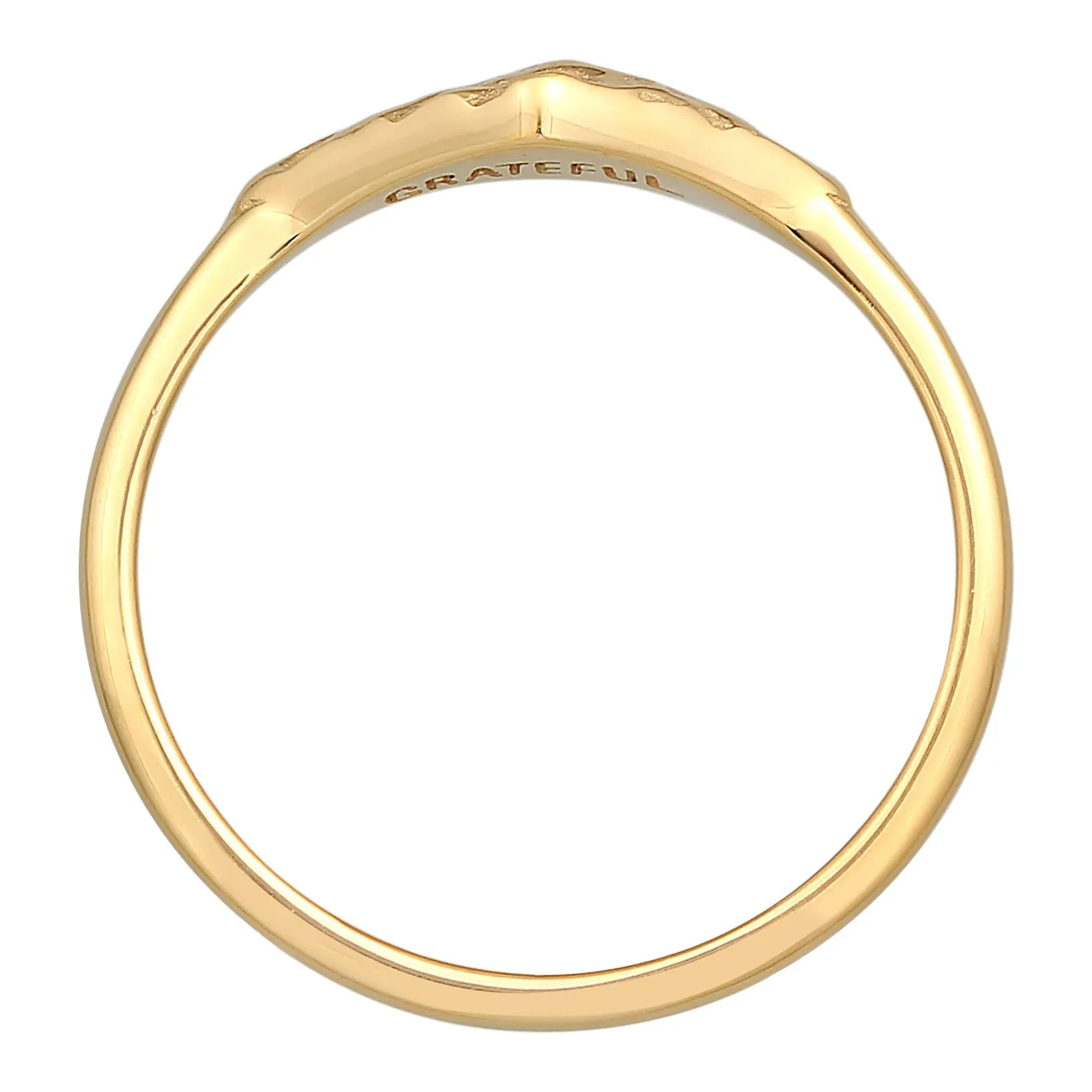 Gratitude Echtgold Ring