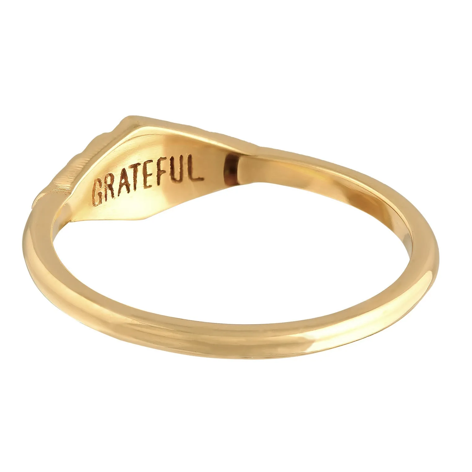 Gratitude Echtgold Ring