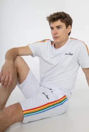 Set aus Baumwoll-T-Shirt und Jogging-Shorts